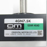 Japan (A)Unused,4GN7.5K  平行軸ギヤヘッド 取付角80mm 減速比7.5 ,Reduction Gear (GearHead),ORIENTAL MOTOR