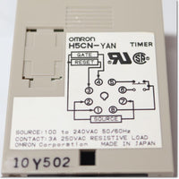 Japan (A)Unused,H5CN-YAN AC100-240V 0.01-99.99s Japanese timer,Timer,OMRON 