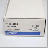 Japan (A)Unused,HL-5200  小形リミットスイッチ シールローラ・プランジャ形 ,Limit Switch,OMRON