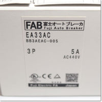 Japan (A)Unused,EA33AC,3P 5A MCCB 3 Poles,Fuji 