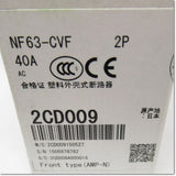 Japan (A)Unused,NF63-CVF,2P 40A　ノーヒューズ遮断器 ,MCCB 2-Pole,MITSUBISHI