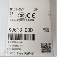 Japan (A)Unused,NF63-CVF,2P 5A　ノーヒューズ遮断器 ,MCCB 2-Pole,MITSUBISHI