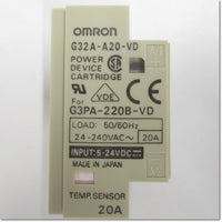 Japan (A)Unused,G32A-A20-VD パワー・デバイス・カートリッジ ,Solid-State Relay / Contactor,OMRON 
