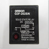 Japan (A)Unused,G3F-202SN  ソリッドステート・リレー AC200V ,Solid-State Relay / Contactor,OMRON