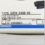 Japan (A)Unused,G3PA-240B-VD DC5-24V　ヒータ用ソリッドステート・リレー ,Solid-State Relay / Contactor,OMRON