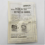 Japan (A)Unused,H3CA-8 AC100V 0.1s-9990h    ソリッドステート・タイマ ,Timer,OMRON