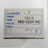 Japan (A)Unused,H3Y-2,AC100V 120s, Timer,OMRON 