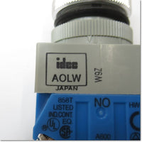 Japan (A)Unused,AOLW22220DW　φ22 照光押ボタンスイッチ　突形　オルタネイト 2a AC/DC24V ,Illuminated Push Button Switch,IDEC