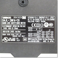 Japan (A)Unused,D4JL-2NFA-C6  電磁ロック・セーフティドアスイッチ 背面リリースボタンタイプ ,Safety (Door / Limit) Switch,OMRON