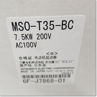 Japan (A)Unused,MSO-T35BC AC100V 24-34A 2a2b 電磁開閉器 ,Irreversible Type Electromagnetic Switch,MITSUBISHI 