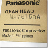 Japan (A)Unused,MX7G15BA  ギヤヘッド 取付角70mm 減速比15 ,Reduction Gear (GearHead),Panasonic
