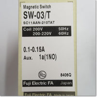 Japan (A)Unused,SW-03/T,AC200V 0.1-0.15A 1a　電磁開閉器 端子カバー付 ,Irreversible Type Electromagnetic Switch,Fuji