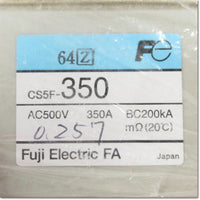 Japan (A)Unused,CS5F-350  スーパーラビッドヒューズ 溶断表示接点 a接点[AHX2905Y]付き ,Fuse (for Low Pressure),Fuji