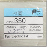 Japan (A)Unused,CS5F-350  スーパーラビッドヒューズ 溶断表示接点 a接点[AHX2905Y]付き ,Fuse (for Low Pressure),Fuji