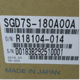 Japan (A)Unused,SGD7S -180A00A  サーボパック  三相AC200V 5kW ,Σ-7,Yaskawa