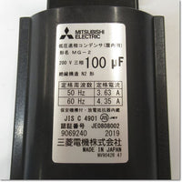 Japan (A)Unused,MG-2  低圧進相コンデンサ 三相200V 100μF ,Motor Speed Reducer Other,MITSUBISHI