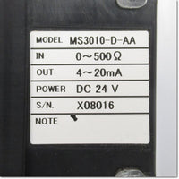 Japan (A)Unused,MS3010-D-AA  ポテンショメータ変換器 絶縁1出力 DC24V ,Signal Converter,Other