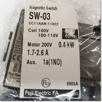 Japan (A)Unused,SW-03,AC100V 1a 1.7-2.6  電磁開閉器 ,Irreversible Type Electromagnetic Switch,Fuji