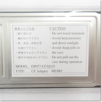 Japan (A)Unused,GP077-CFAD10　CFカードアダプタ ,GP Series / Peripherals,Digital