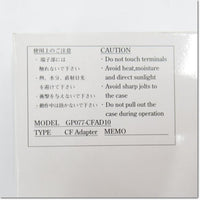 Japan (A)Unused,GP077-CFAD10　CFカードアダプタ ,GP Series / Peripherals,Digital