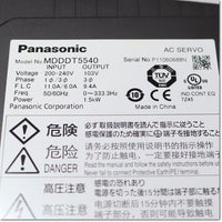 Japan (A)Unused,MDDDT5540 ACサーボアンプ単相/三相200V ,Panasonic,Panasonic 