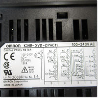 Japan (A)Unused,K3HB-XVD-CPAC11 AC100-240V  デジタルパネルメータ 直流電圧入力  96×48mm ,Digital Panel Meters,OMRON