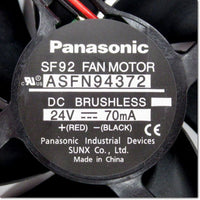 Japan (A)Unused,ASFN94372  DCファンモータ  □92×25mm DC24V ,Fan / Louvers,Panasonic