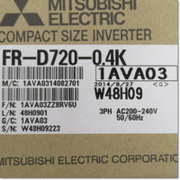 Japan (A)Unused,FR-D720-0.4K  インバータ 三相200V ,MITSUBISHI,MITSUBISHI