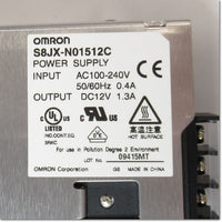 Japan (A)Unused,S8JX-N01512C  スイッチング・パワーサプライ 12V 1.3A カバー付 ,DC12V Output,OMRON
