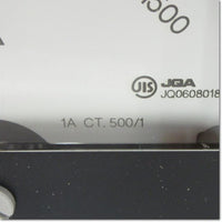 Japan (A)Unused,YS-8NAA 1A 0-500-1500A 500/1A BR 交流電流計 3倍延長 赤針付き ,Ammeter,MITSUBISHI