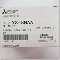 Japan (A)Unused,YS-8NAA 1A 0-500-1500A 500/1A BR 3000 meters,Ammeter,MITSUBISHI 