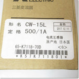 Japan (A)Unused,CW-15L 500/1A  1100V以下 低圧変流器 ,Potential Transformer,MITSUBISHI
