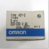 Japan (A)Unused,H3Y-2 AC200V 5min timer,Timer,OMRON 
