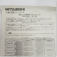 Japan (A)Unused,FR-UDA02 DINレール取付けアタッチメント ,Inverter Peripherals,MITSUBISHI 