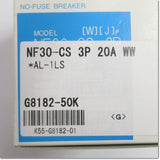 Japan (A)Unused,NF30-CS,3P 20A AL-1LS  ノーヒューズ遮断器 警報スイッチ付き ,MCCB 3 Poles,MITSUBISHI