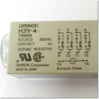 Japan (A)Unused,H3Y-4,AC200V 10s　ソリッドステート・タイマ ,Timer,OMRON