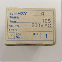 Japan (A)Unused,H3Y-4,AC200V 10s　ソリッドステート・タイマ ,Timer,OMRON