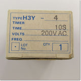 Japan (A)Unused,H3Y-4,AC200V 10s　ソリッドステート・タイマ ,Timer,OMRON