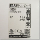 Japan (A)Unused,EA33AC,3P 15A MCCB 3 Poles,Fuji 