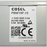 Japan (A)Unused,PBW15F-15-N series DC±15V(+30V) 0.5A series Japanese ,DC15V Output,COSEL 