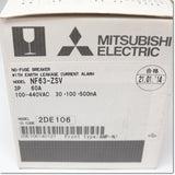 Japan (A)Unused,NF63-ZSV 3P 60A 30/100/500mA  漏電アラーム遮断器 ,MCCB 3 Poles,MITSUBISHI