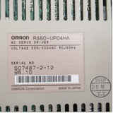 Japan (A)Unused,R88D-UP04HA AC is used in Japan and Japan, and it is used in Japan. ,OMRON 