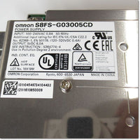 Japan (A)Unused,S8FS-G03005CD  スイッチング・パワーサプライ DINレール取つけタイプ DC5V 6A ,DC5V Output,OMRON