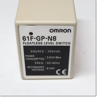 Japan (A)Unused,61F-GP-N8 AC200V　フロート無しスイッチ ,Level Switch,OMRON