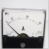 Japan (A)Unused,FSN-80 5A 0-30A CT30A/5A　交流電流計 ,Ammeter,Fuji