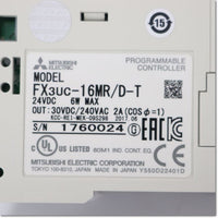 Japan (A)Unused,FX3UC-16MR/D-T  シーケンサ基本ユニット DC電源 ,Main Module,MITSUBISHI