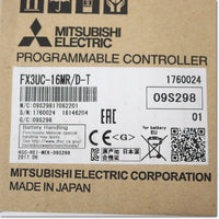 Japan (A)Unused,FX3UC-16MR/D-T  シーケンサ基本ユニット DC電源 ,Main Module,MITSUBISHI