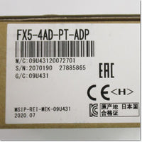 Japan (A)Unused,FX5-4AD-PT-ADP  測温抵抗体温度センサ入力拡張アダプタ ヨーロッパ端子台タイプ 4ch ,Special Module,MITSUBISHI