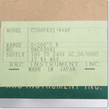 Japan (A)Unused,C700FK01-V*AF Japanese equipment AC100-240V 72×72mm ,Temperature Regulator (RKC),RKC 