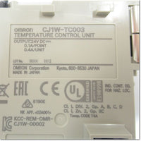 Japan (A)Unused,CJ1W-TC003  温度調節ユニット 2ループ 熱電対入力 ,Analog Module,OMRON